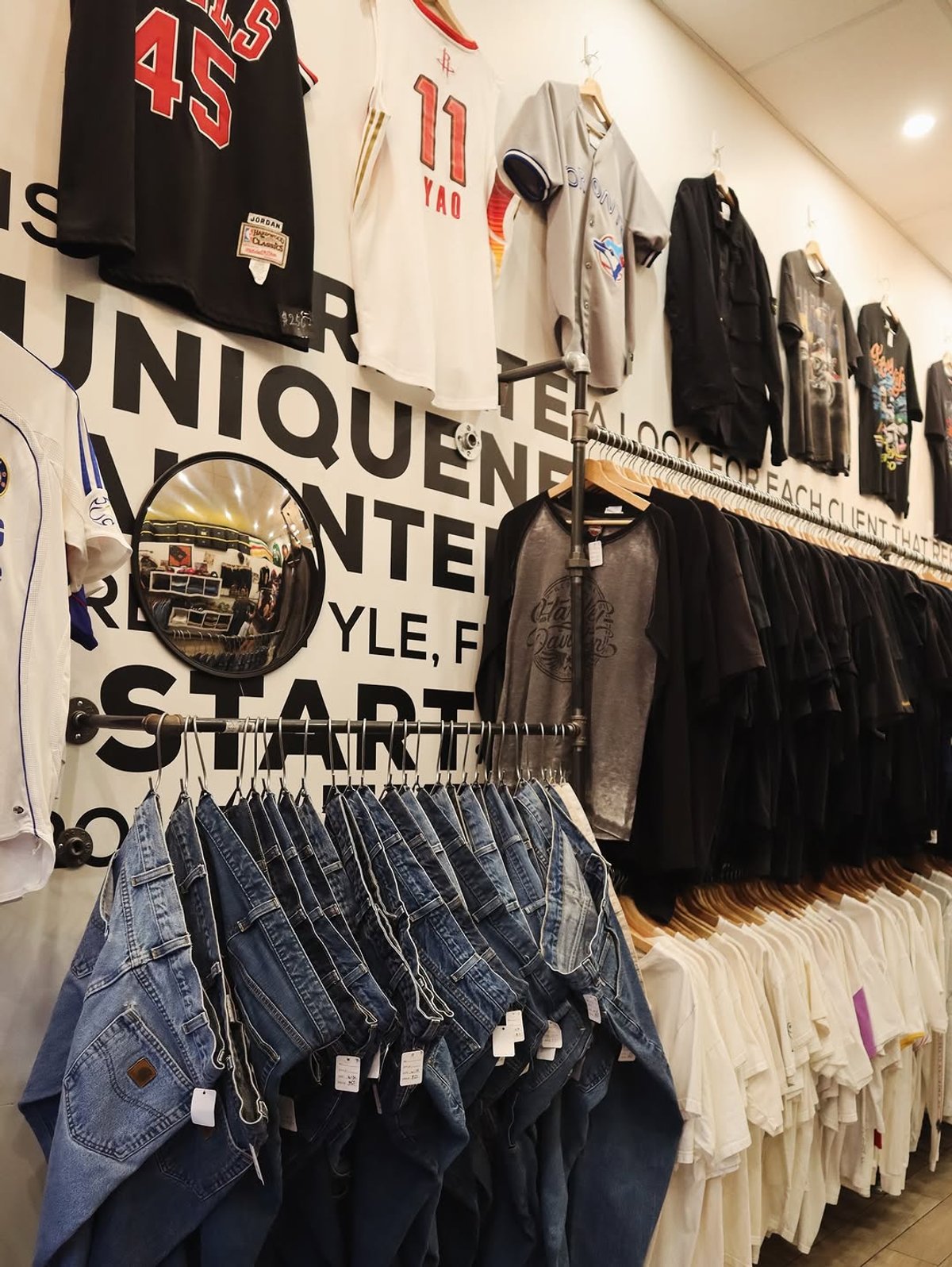 Vintage denim at No spot. Vintage, Kensington Market Toronto