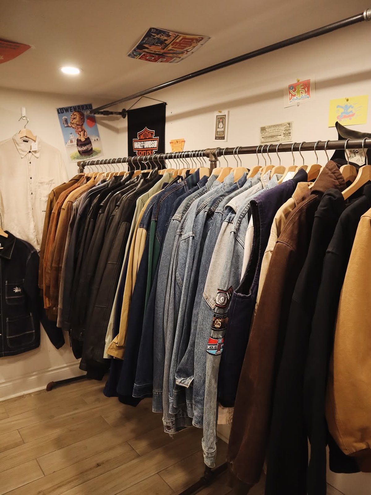 Vintage outerwear at No spot. Vintage, Kensington Market Toronto